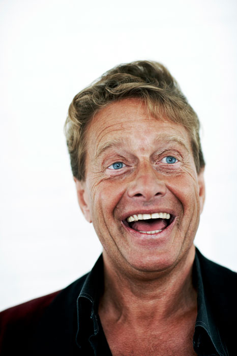 En glad Björn Ranelid